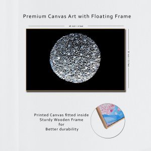 Shimmering Seashell Melody | Premium Canvas Art | Wall Painting | Large Size | 48 inch x 30 inch or 4 feet x 2.5 feet | Orientation - Landscape