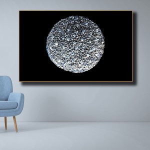 Shimmering Seashell Melody | Premium Canvas Art | Wall Painting | Large Size | 48 inch x 30 inch or 4 feet x 2.5 feet | Orientation - Landscape