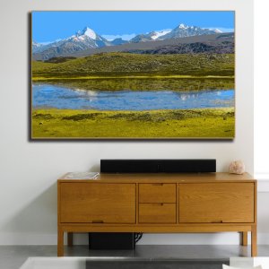 Mesmerizing Mountain Majesty | A Serene Landscape of Spiti Valley | Premium Canvas Art | Wall Art | Painting | Large Size | 48 inch x 30 inch or 4 feet x 2.5 feet | Orientation - Landscape