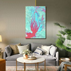 Roots of Life - The Origin of Nature's Essence | Abstract Canvas Art | Wall Art | Painting for Home and Office Decor | Large Size | 48 inch x 30 inch or 4 feet x 2.5 feet | Orientation -Portrait