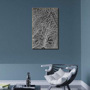 Nature's Petals: Majestic Patterns of Flower Valleys | Abstract Canvas Art | Wall Art | Painting | Large Size | 48 inch x 30 inch or 4 feet x 2.5 feet | Orientation - Portrait