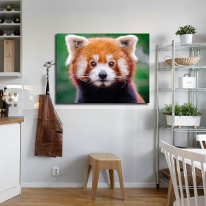 Tale of Innocence - Cheerful Panda | Wildlife Canvas Art | Wall Art | Painting | Size | 24 inch x 18 inch or 2 feet x 1.5 feet | Orientation - Landscape