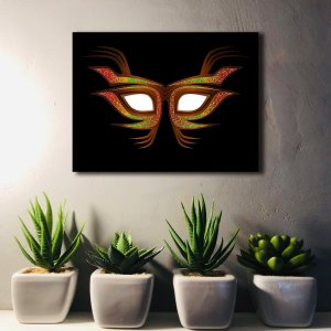 Mystique Lady - Premium Canvas Art | Wall Art | Painting | Size - 24 inch x 18 inch or 2 feet x 1.5 feet | Orientation - Landscape