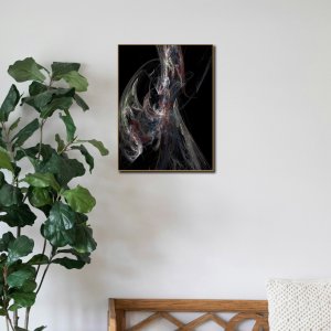 A Dance of Light and Color in Abstract Form | Abstract Art | Premium Canvas Art | Wall Art | Painting | Size - 24 inch x 18 inch or 2 feet x 1.5 feet | Orientation - Portrait