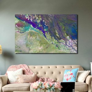 Rainbow Spectrum | Enchanting Rainbow Flow | Premium Abstract Canvas Art | Wall Art | Large Size | 48 inch x 30 inch or 4 feet x 2.5 feet | Orientation - Landscape